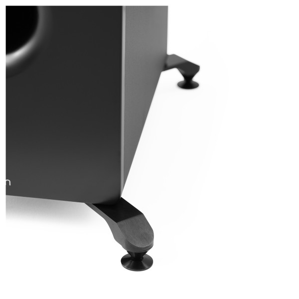 Elipson Prestige Facet II 24F Floorstanding Speakers (Pair), Black Matt - Detail image, legs and floor spikes