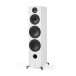 Elipson Prestige Facet II 24F Floorstanding Speakers (Pair), White Matt - Angled view, no grille
