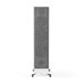 Elipson Prestige Facet II 24F Floorstanding Speakers (Pair), White Matt - Front view, grille attached