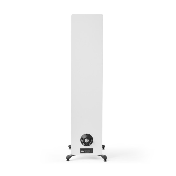 Elipson Prestige Facet II 24F Floorstanding Speakers (Pair), White Matt - Rear view and speaker cable terminals