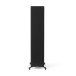 Elipson Prestige Facet II 24F Floorstanding Speakers (Pair), Black Matt / Walnut - Front view, grille attached