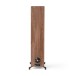 Elipson Prestige Facet II 24F Floorstanding Speakers (Pair), Black Matt / Walnut - Rear view, and speaker cable terminals