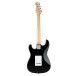 Antiquity St1 Electric Guitar, Black - back 