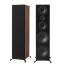 Elipson Prestige Facet II 34F Floorstanding Speakers (Pair), Black Matt / Walnut