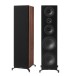 Elipson Prestige Facet II 34F Floorstanding Speakers (Pair), Black Matt / Walnut