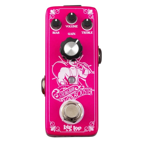 Big Top Strong Man Mini Booster Pedal, Front