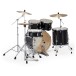 Pearl Export 22'' Rock Drum Kit, Jet Black
