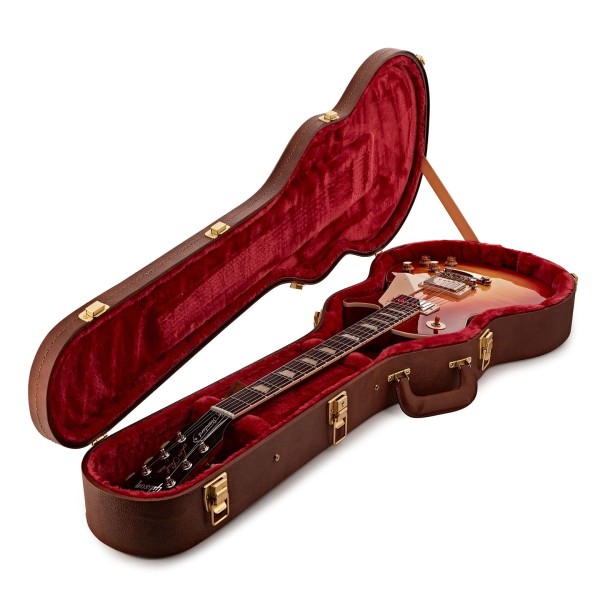 Gibson Les Paul Standard 50s Figured Top, Heritage Cherry Sunburst #202950177 - case open 