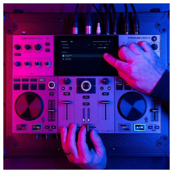 Denon DJ Prime GO+ Portable Portable Standalone DJ System - Lifestyle