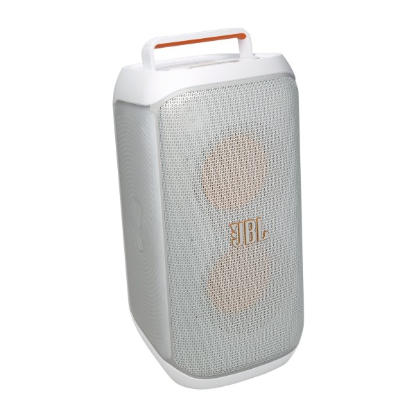 JBL PartyBox Club 120 Portable Bluetooth Speaker, White - left angle 