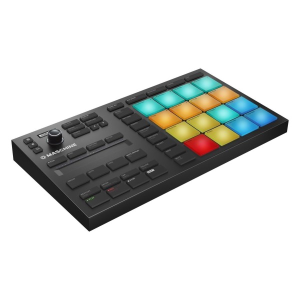 NI Maschine Mikro MK3 Groovebox and Sampler - Angled 2
