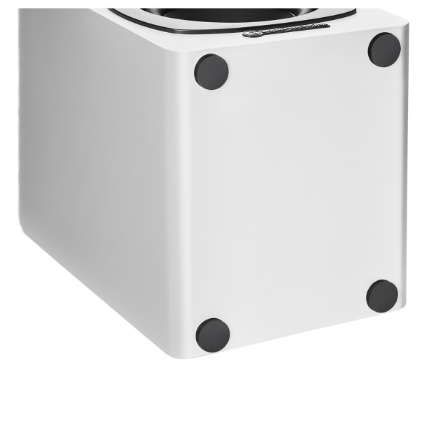 Audio-Technica AT-SP3XWH Powered Bookshelf Speakers, White - feet 