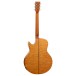 Tanglewood TWX6CESMF Winterleaf Exotic Venetian Cutaway, Quilted Natural - back 