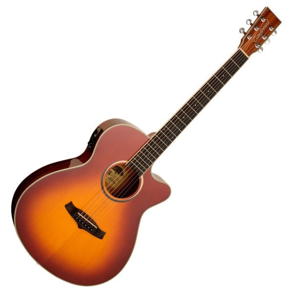 Tanglewood TW4CESB Winterleaf Super Folk Electro Acoustic, Sunburst Gloss - front