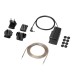 Audio-Technica AT-SP3XWH Powered Bookshelf Speakers, White - box contents, cables 
