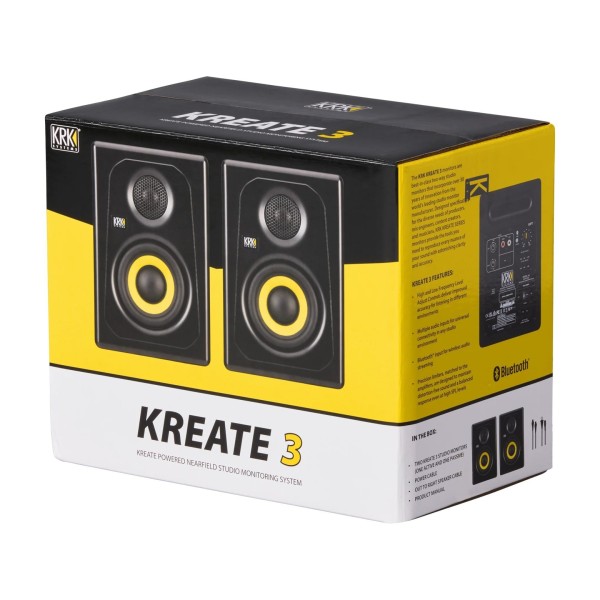 KRK Kreate 3 Studio Monitor, Pair