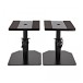 Desktop Monitor Speaker Stands by Gear4music, Pair - Front