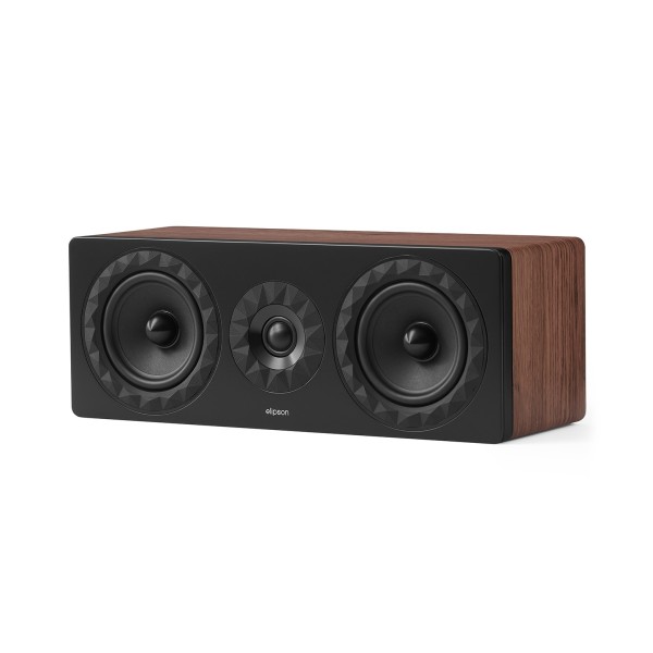 Elipson Prestige Facet II 11C Centre Speaker, Black Matt / Walnut - main 