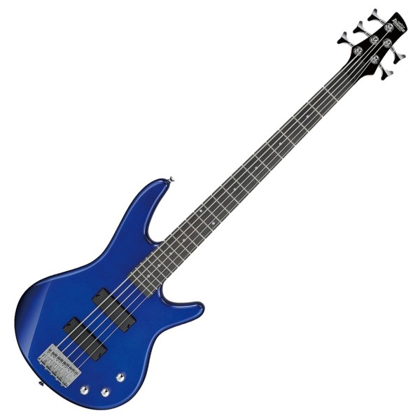 Ibanez GSR Series, 5 String Electric Bass, Jewel Blue - front