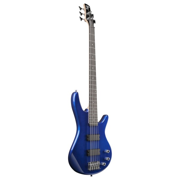 Ibanez GSR Series, 5 String Electric Bass, Jewel Blue - angle 