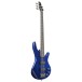 Ibanez GSR Series, 5 String Electric Bass, Jewel Blue - angle 