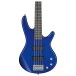 Ibanez GSR Series, 5 String Electric Bass, Jewel Blue - body 