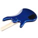 Ibanez GSR Series, 5 String Electric Bass, Jewel Blue - body and neck back 