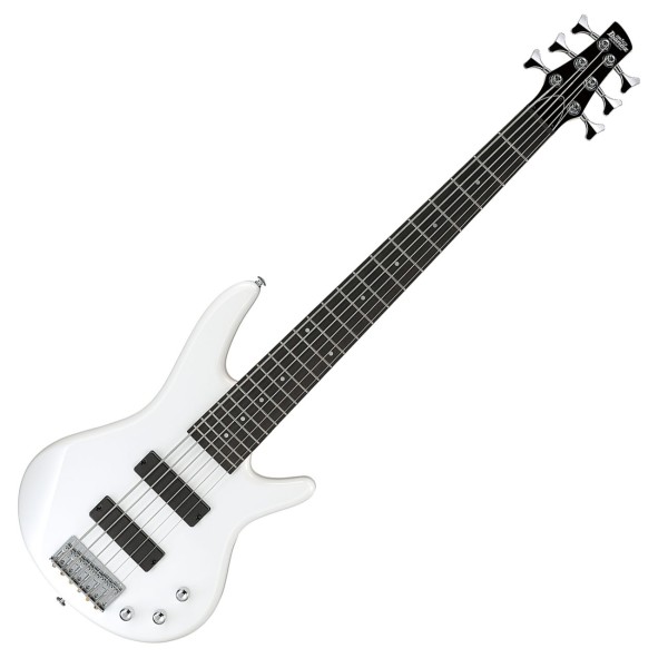 Ibanez GSR186-PW 6 String Electric Bass, Pearl White - front