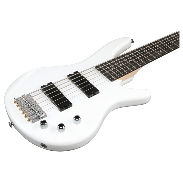 Ibanez GSR186-PW 6 String Electric Bass, Pearl White - body and neck 