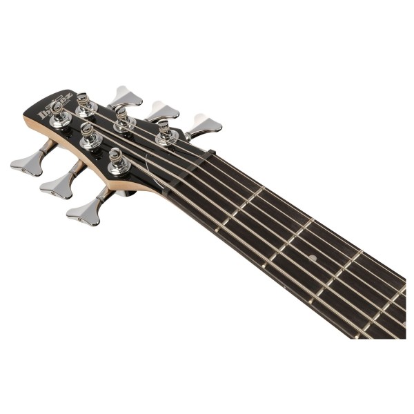 Ibanez GSR186-PW 6 String Electric Bass, Pearl White - headstock 