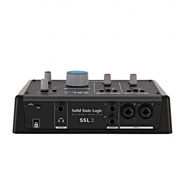 SSL 2 2-Channel USB Audio Interface - Rear