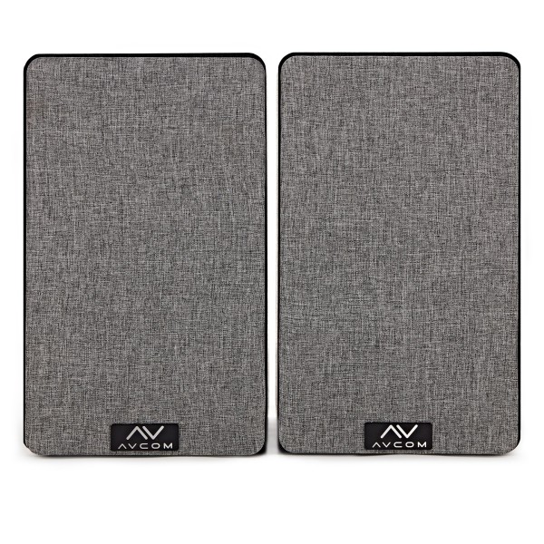 AVCOM 6" Bookshelf Speaker, Pair, Black