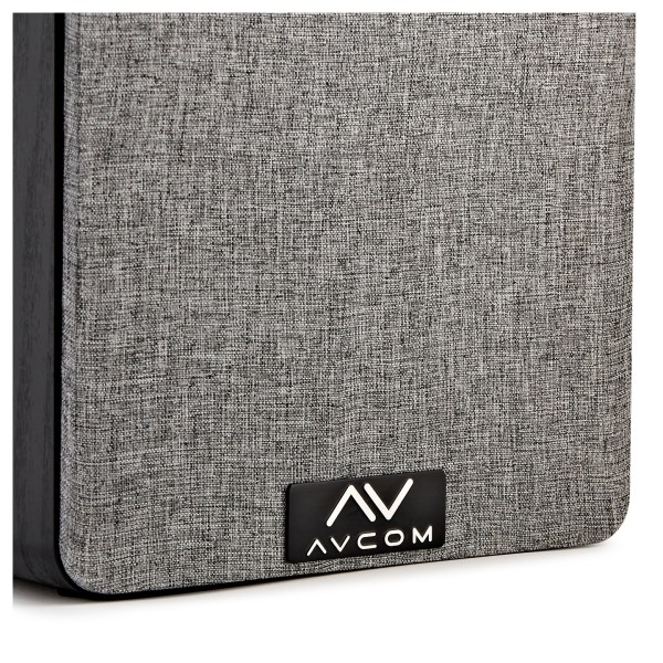 AVCOM 6" Bookshelf Speaker, Pair, Black
