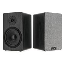 AVCOM 6" boekenplank luidspeakerpaar, zwart