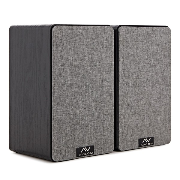 AVCOM 6" Bookshelf Speaker, Pair, Black