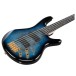 Ibanez GSR205PC 5 String Bass Guitar, Transparent Marine Burst - body and neck 