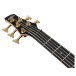 Ibanez GSR205PC 5 String Bass Guitar, Transparent Marine Burst - headstock 