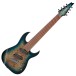 Ibanez RGMS8PB, Cosmic Blue Starburst - front