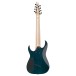 Ibanez RGMS8PB, Cosmic Blue Starburst - back 