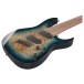 Ibanez RGMS8PB, Cosmic Blue Starburst - body and neck 