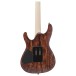 Ibanez S520AH, Antique Brown Stained - body back