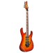 Ibanez RG470DXFM, Cherry Sunburst - body angle 