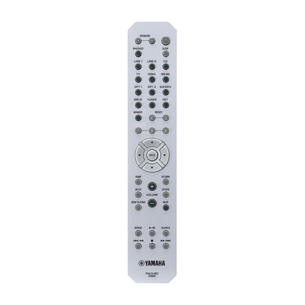 Yamaha R-N1000A 100W Network Receiver, Black - remote 