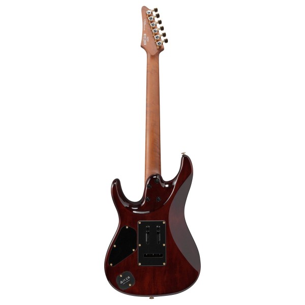 Ibanez AZ47P2K Premium, Dragon Eye Burst - back 