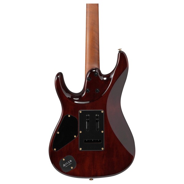 Ibanez AZ47P2K Premium, Dragon Eye Burst - body back 