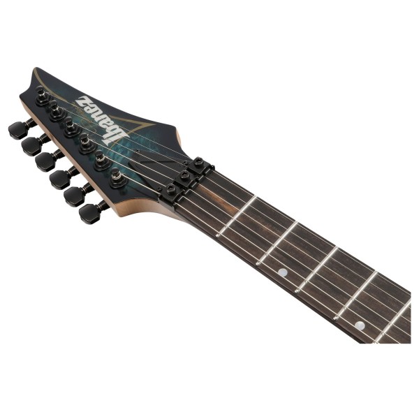 Ibanez RGA20P1PB Premium, Cosmic Blue Burst Low Gloss - headstock