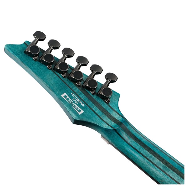 Ibanez RGT1220PBK Premium, Cosmic Blue Low Gloss - headstock back 