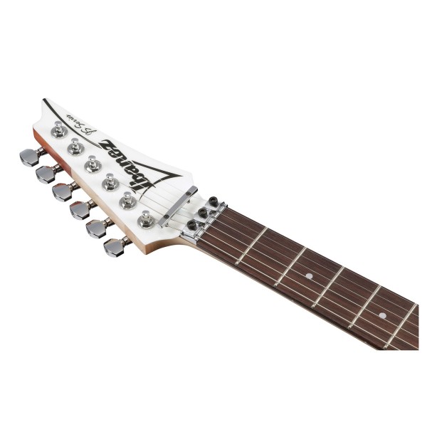 Ibanez JS2480 Joe Satriani Series, White - headstock