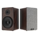 AVCOM 6" boekenplank luidspeakerpaar, walnoot