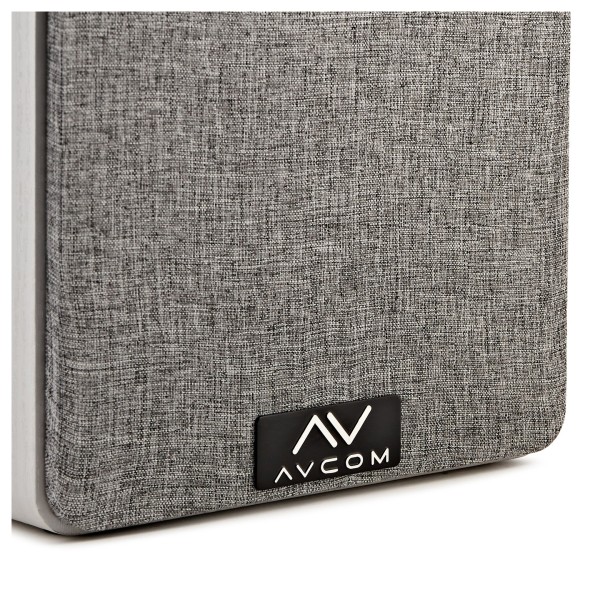 AVCOM 6" Bookshelf Speaker, Pair, White